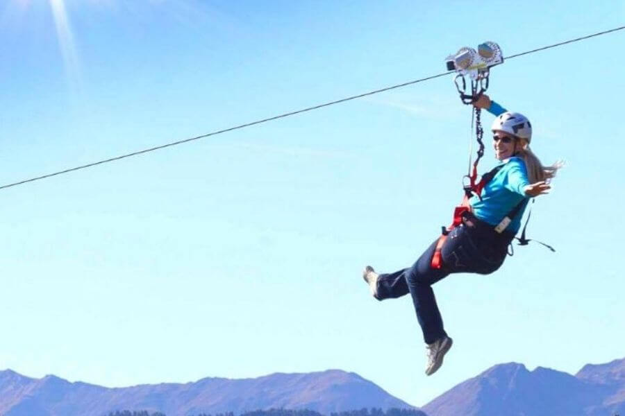 Zipline in Dharamshala, one of the top activity to do in Dharamshala