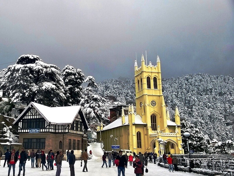 Shimla, the Himachal Pradesh capital/Best places to visit in Himachal Pradesh