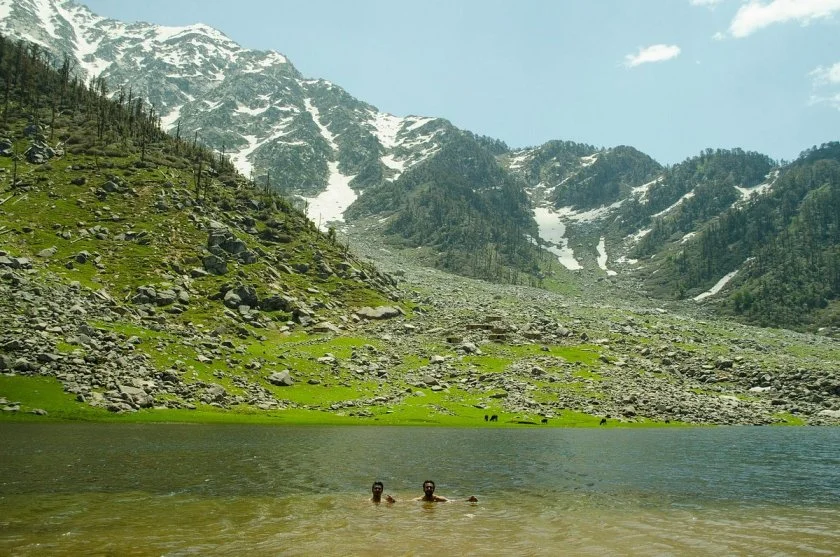 Kareri Lake Trek is counted among the top treks in Himachal Pradesh