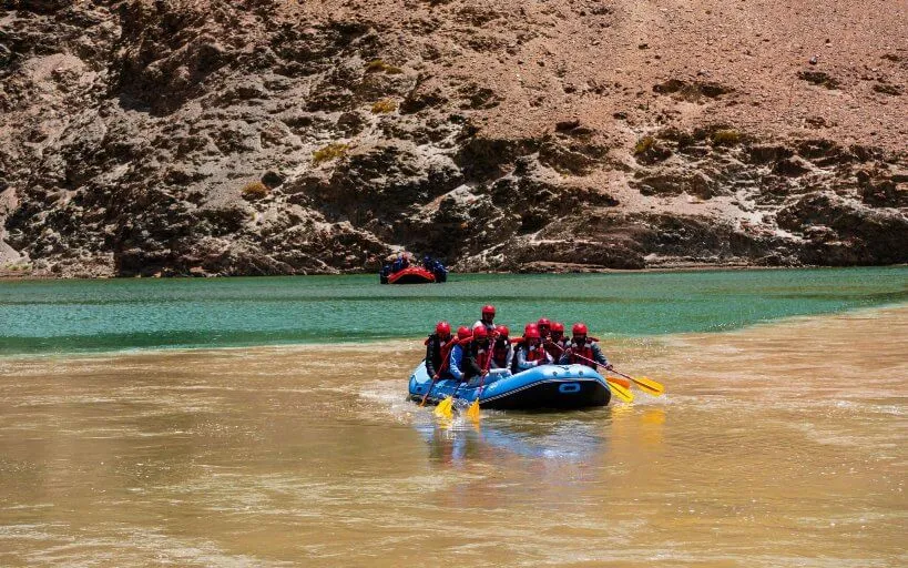 River Rafting in Kashmir valley