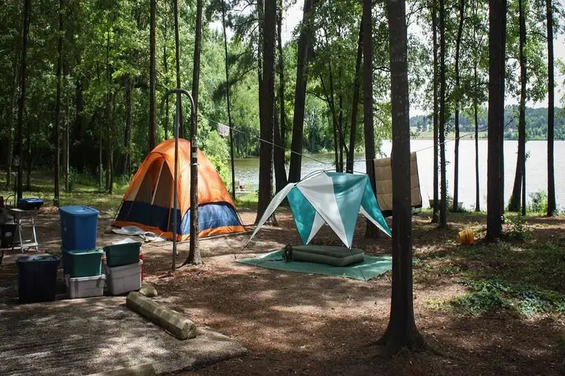 Camping Near Umiam Lake