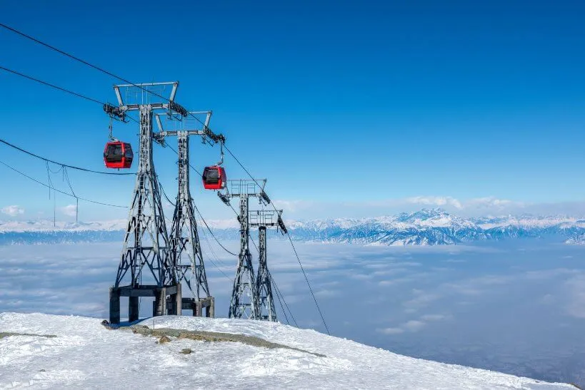 Gondola Ride things to do in Gulmarg in Monsoon season