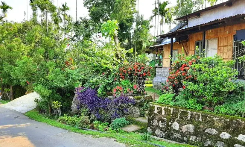 Mawlynnong, Meghalaya in summer