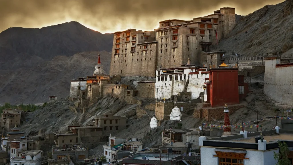 leh palace Leh Ladakh In January