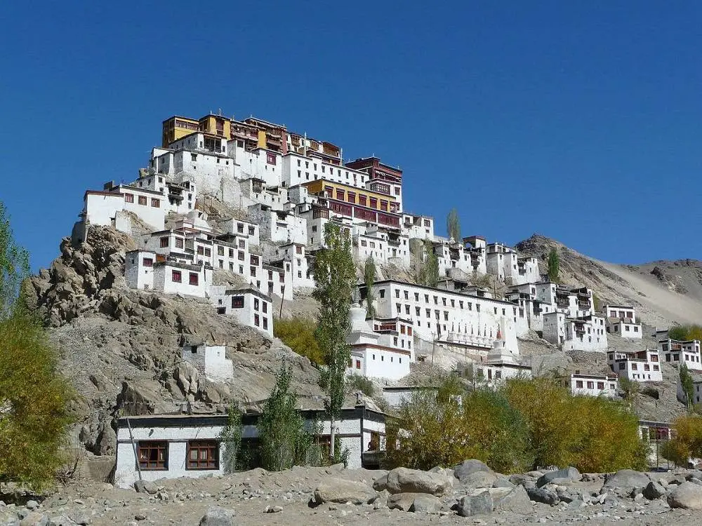leh palace Leh Ladakh In June
