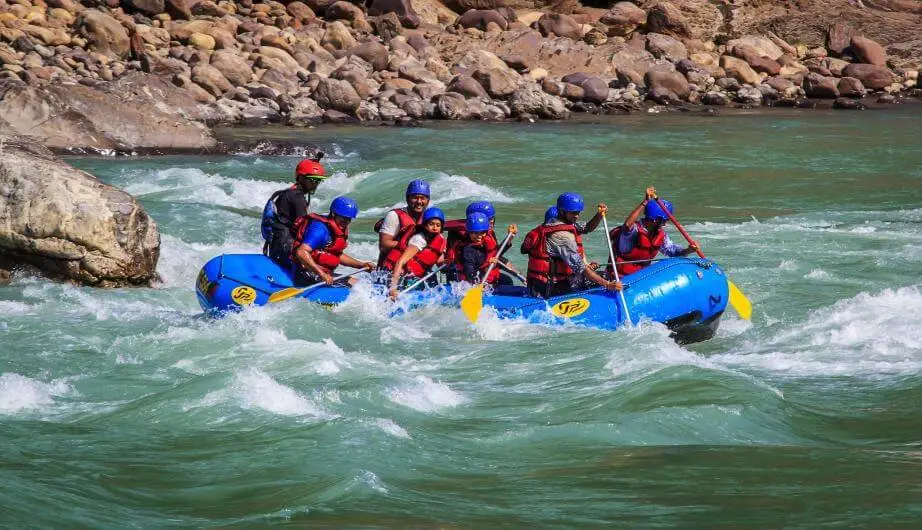 Going for White Water Rafting in Pahalgam