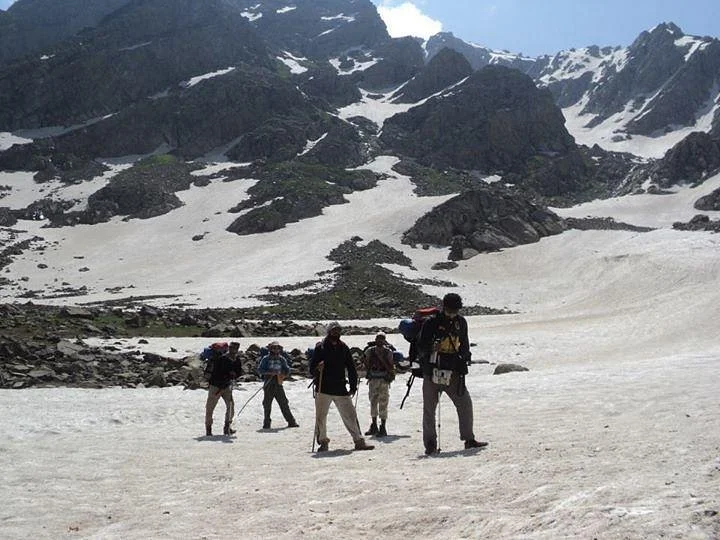 Satsaran Pass in Sonamarg