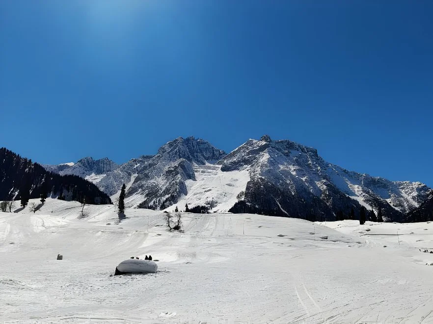 Thajiwas Glacier in Sonamarg in Autumn season