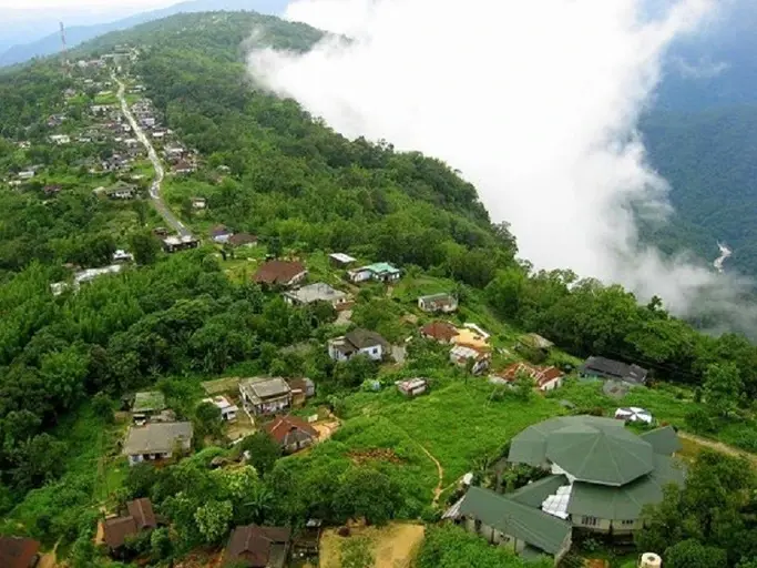 Cherrapunji, Meghalaya in January