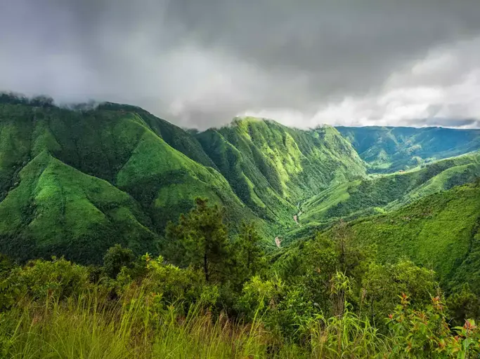 Laitlum Canyon, Meghalaya in November