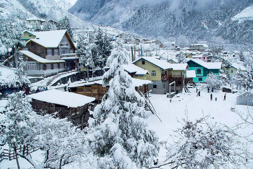 Lachen, Sikkim in February