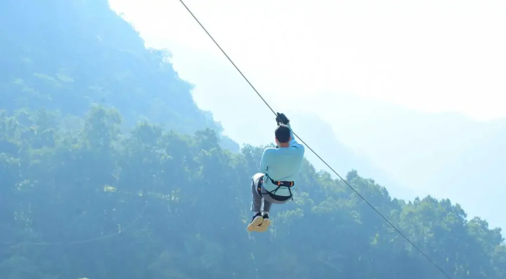 Zip-lining Things To Do In Uttarakhand