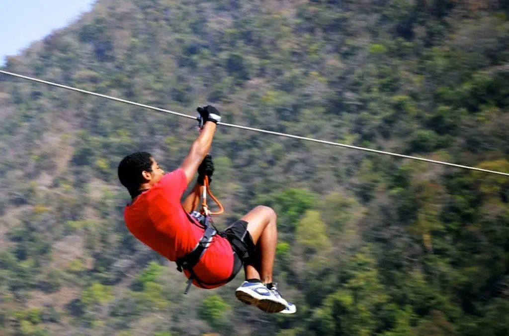 Ziplining