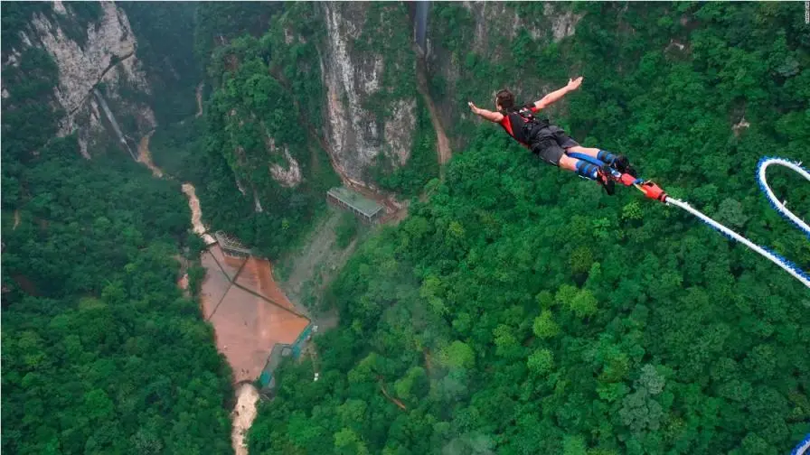 Bungee Jumping at Kaliamba, Odisha