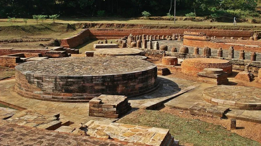 Enjoy a peaceful retreat at the Buddhist monastery in Lalitgiri