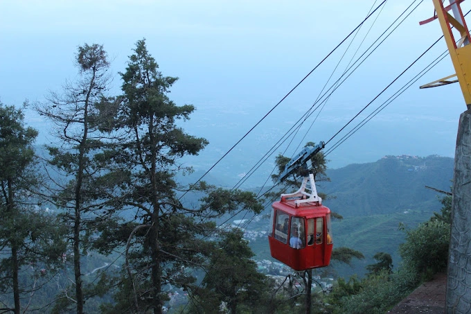 Take a cable car ride to Gun Hill