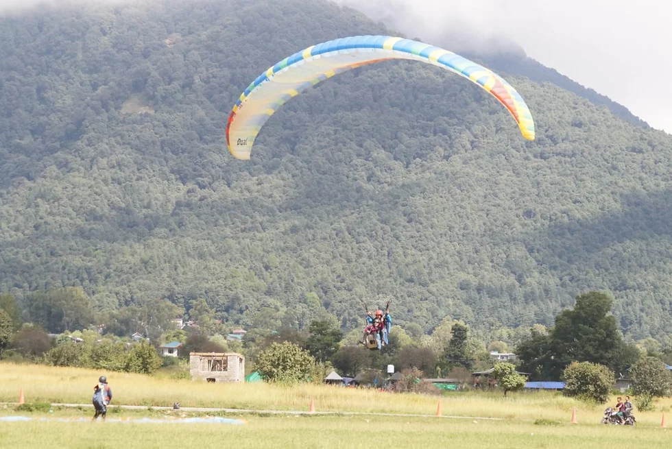 Paragliding at Kunduli Hill top activities in Odisha