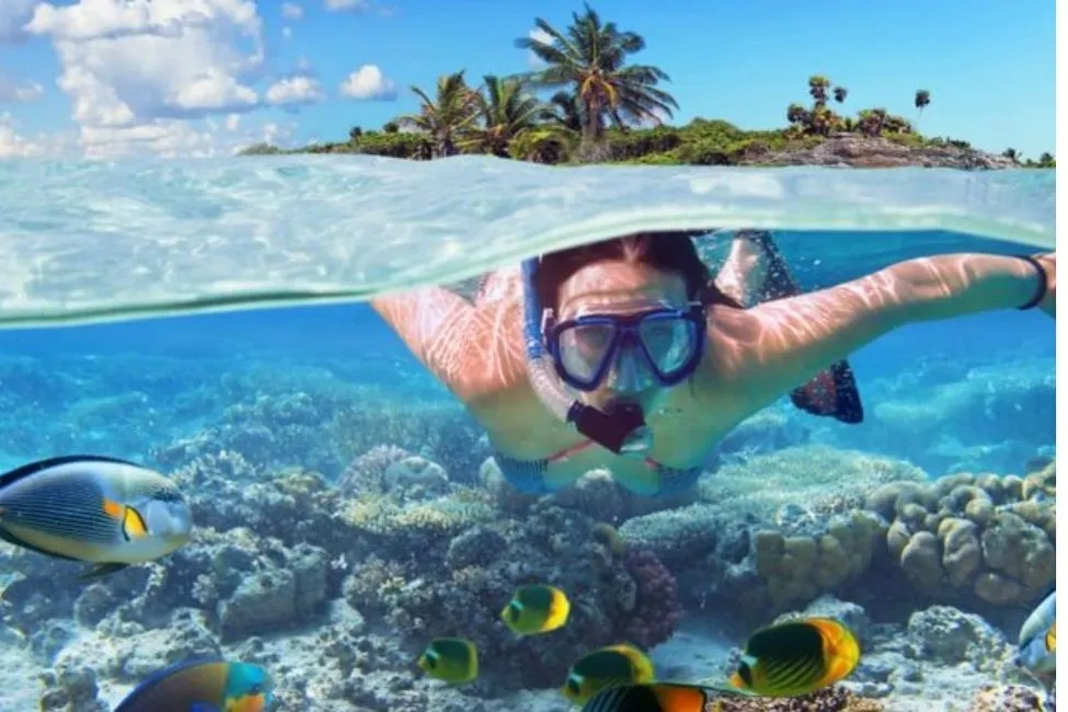 Snorkeling at Gahirmatha Beach