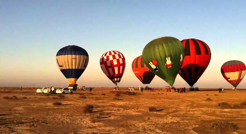 Hot Air Balloon Safari