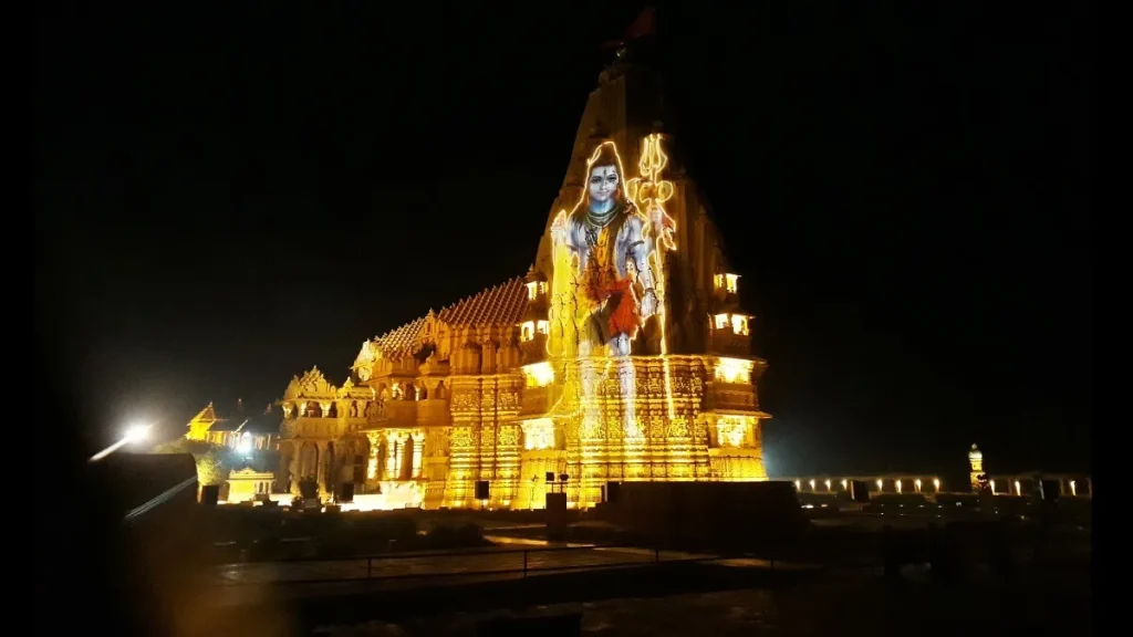 Witness the Light and Sound Show in Somnath temple