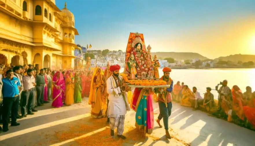 Attend the Mewar Festival in Udaipur