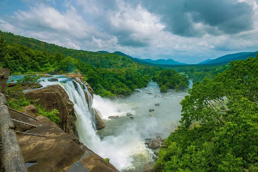 Athirapally waterfall in Kerala