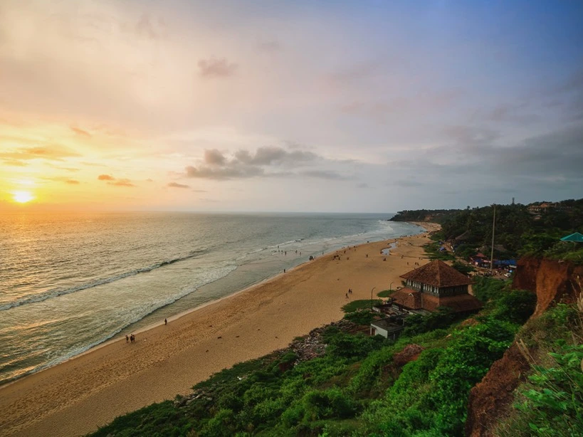 Varkala beach in Kerala