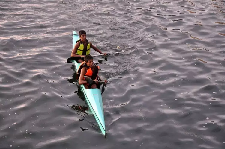 Kayaking at Fateh Sagar Lake