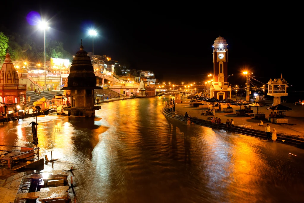Haridwar in the monsoon season
