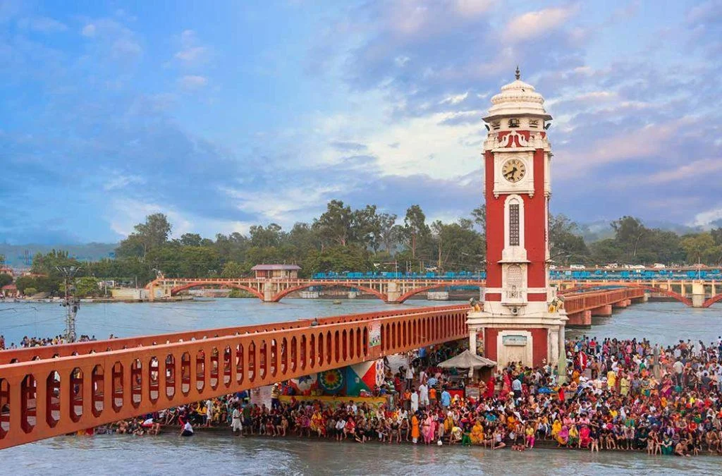 Haridwar in winter