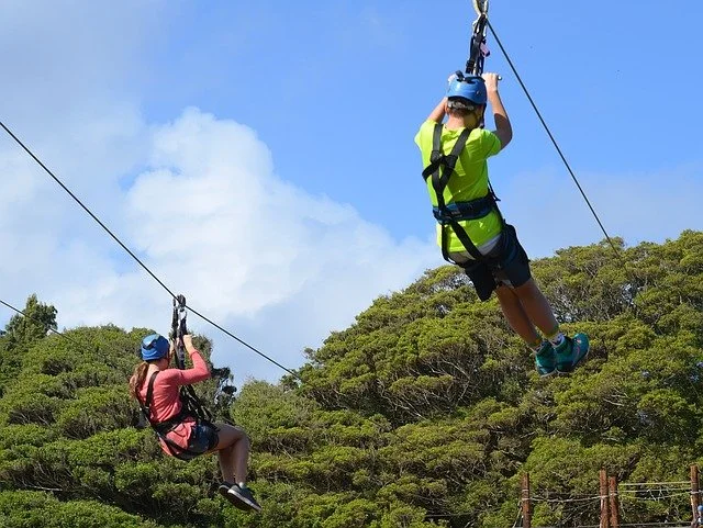 Zip Lining in Mount Abu