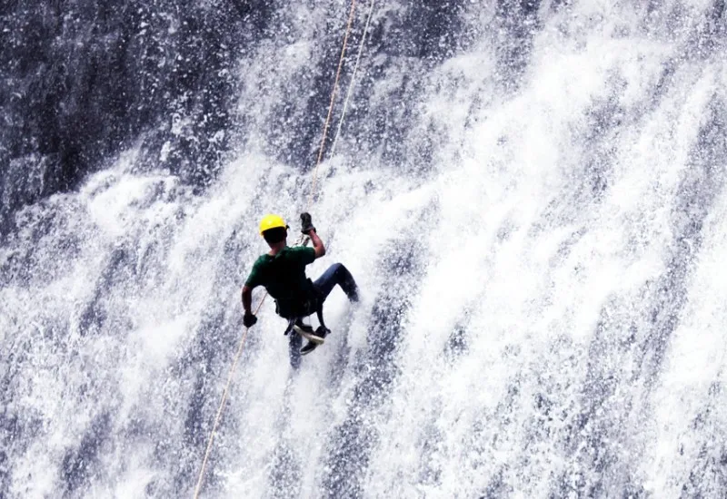 Waterfall Rappelling