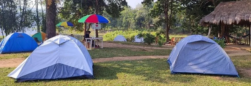 Camping by the BrahmaPutra River in Dibrugarh