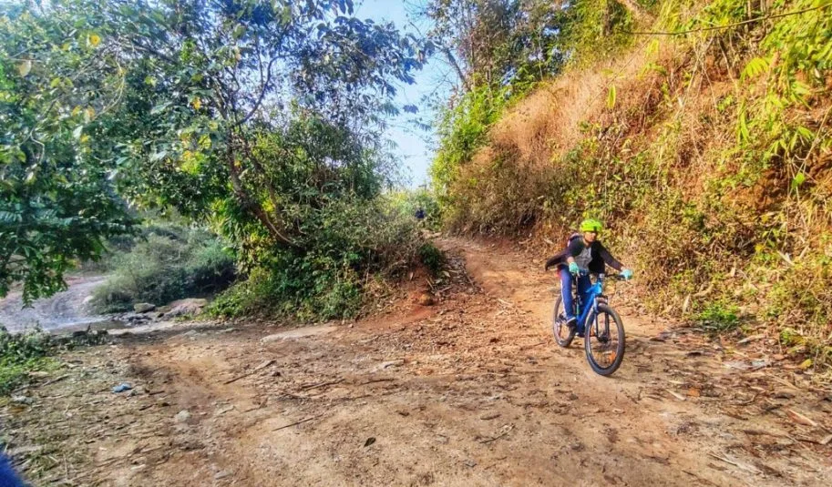 Mountain Biking in Garbhanga Reserve Forest