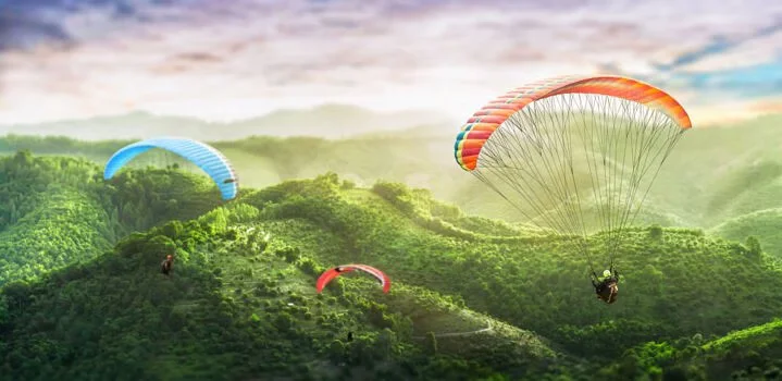 Paragliding in Tezpur