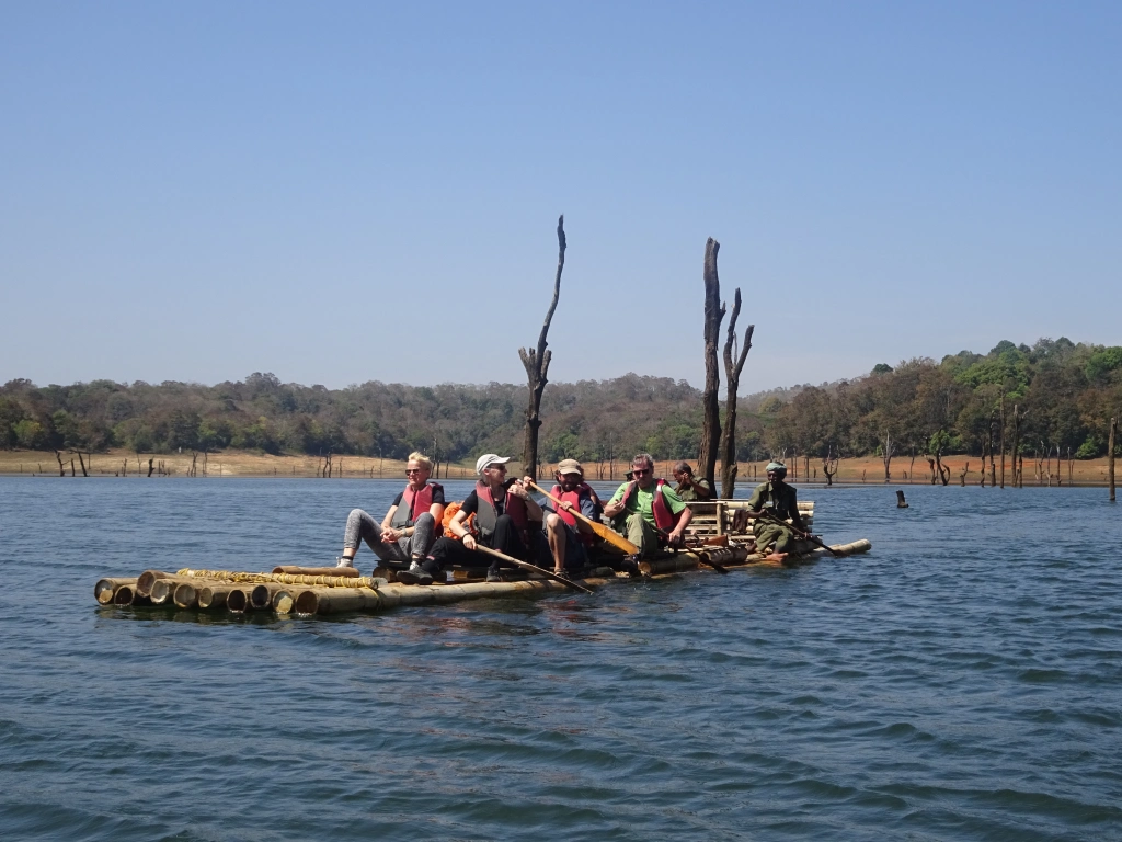 Bamboo Rafting in Periyar Wildlife Sanctuary