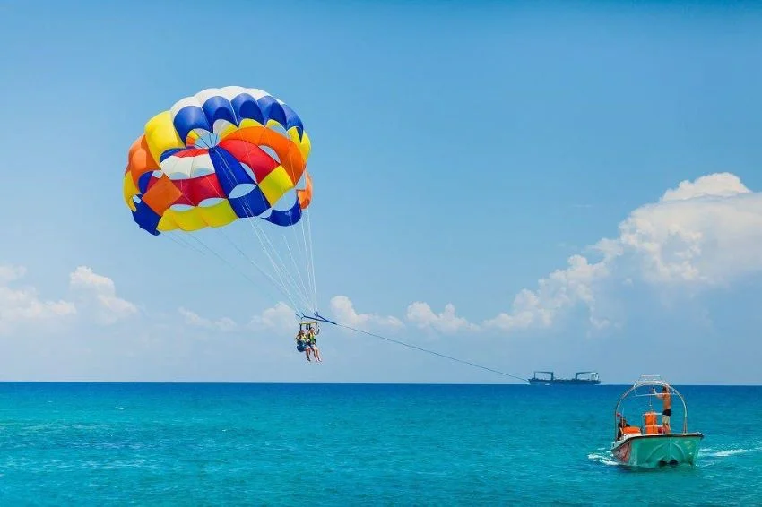 jet skiing and parasailing in andaman