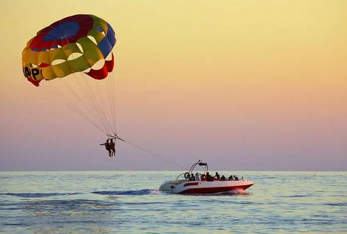 Beach Parasailing in Alleppey