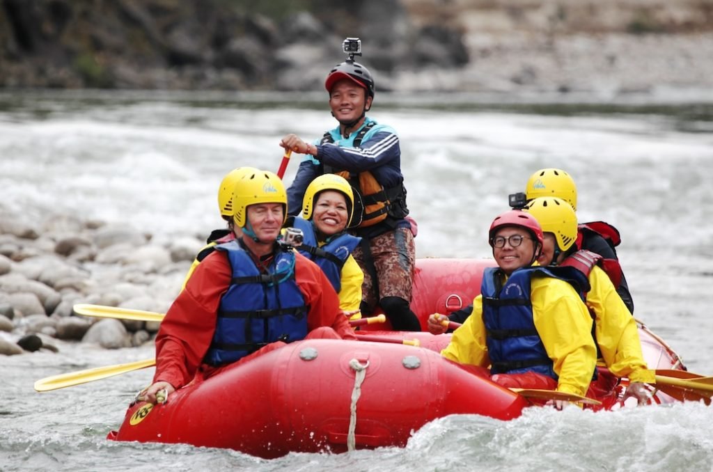 White-Water Rafting in Punakha